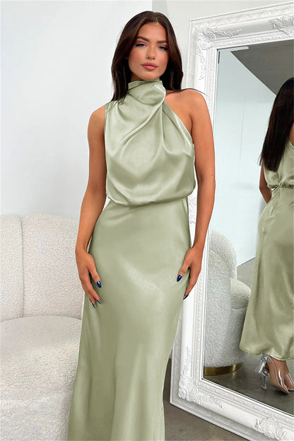 Valeria™ | Sukienka maxi z dekoltem halter