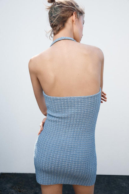 Juliette Stretch Dzianinowa sukienka halter