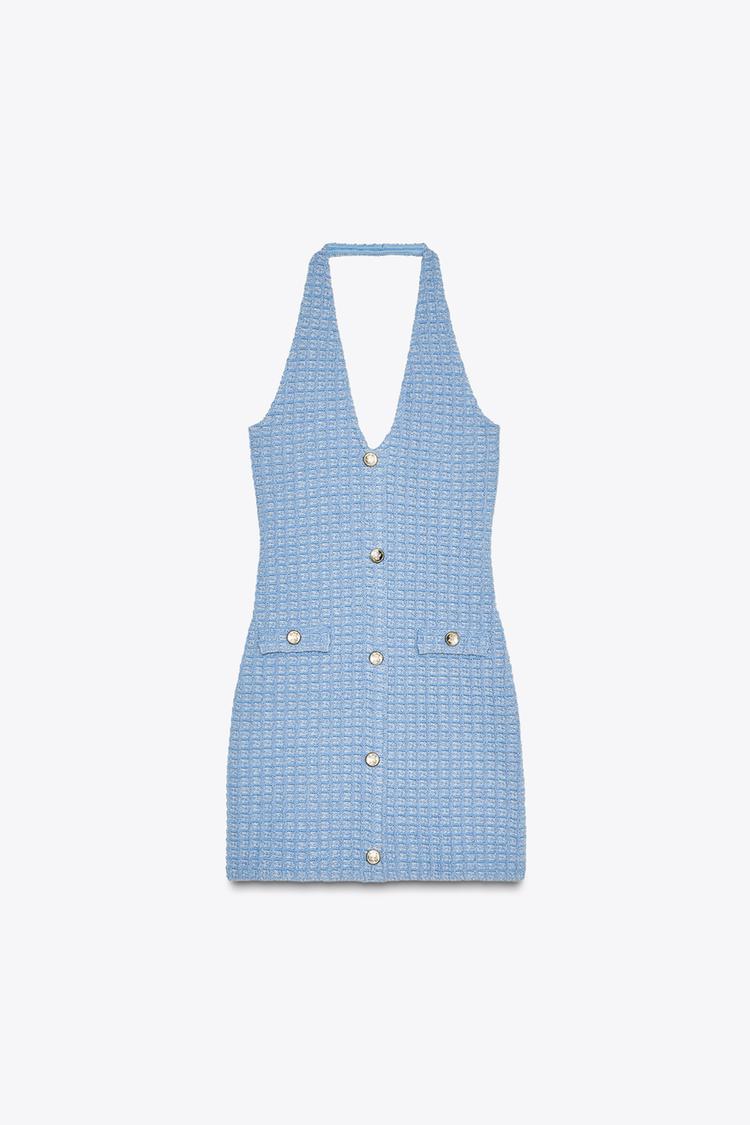 Juliette Stretch Dzianinowa sukienka halter