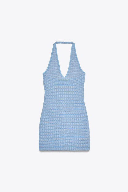 Juliette Stretch Dzianinowa sukienka halter