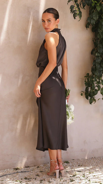 Sukienka midi Amara Satin Couture