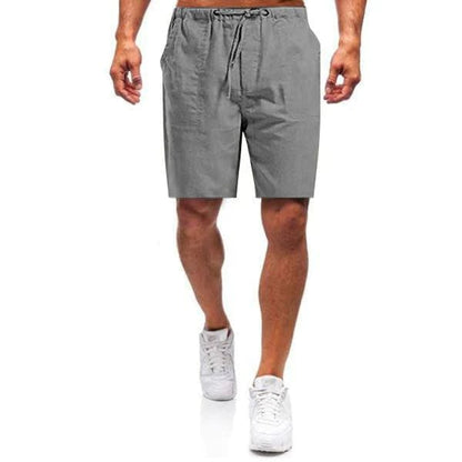 Olgierd / Luźne lniane szorty casual