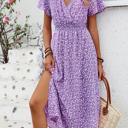 Sara / Kwiatowa Sukienka Maxi