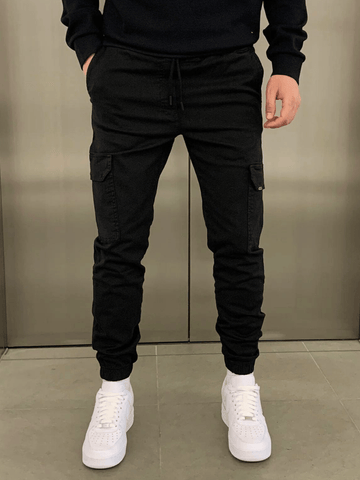Bartosz / Luźne spodnie cargo jogger