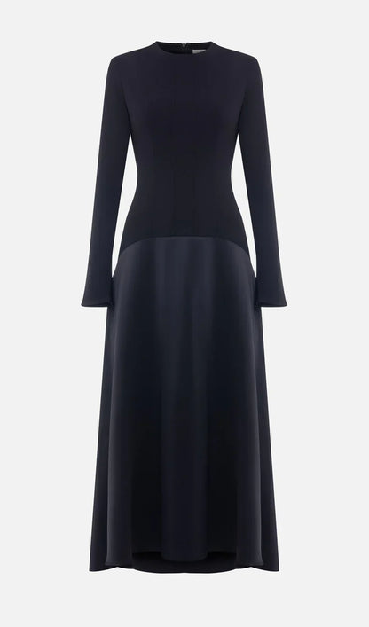 Satynowa sukienka maxi Leah