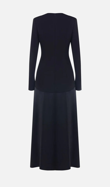 Satynowa sukienka maxi Leah