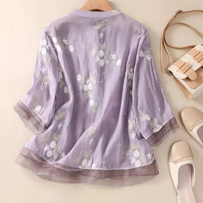 Lniana bluzka Laurienne