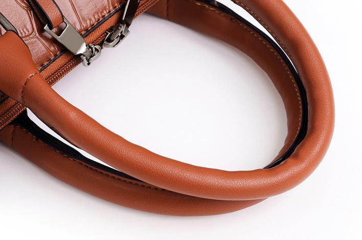 Malin | Nowoczesna skórzana torebka w 4 częściach