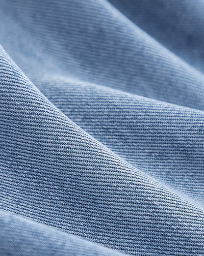 Karolina / Płaszcz dżinsowy z elementami zamszu