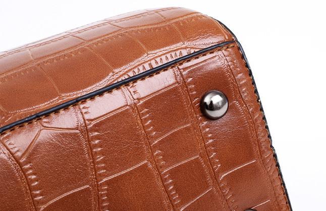 Malin | Nowoczesna skórzana torebka w 4 częściach