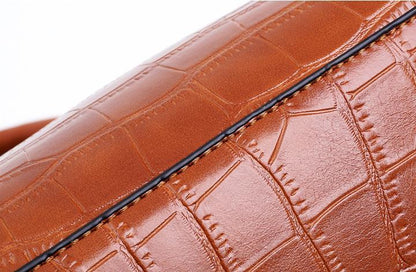 Malin | Nowoczesna skórzana torebka w 4 częściach