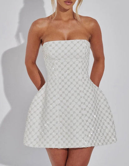 Klasyczna Sukienka Bandeau