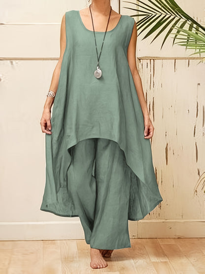 Kinga - Garnitur w Jednolitym Kolorze