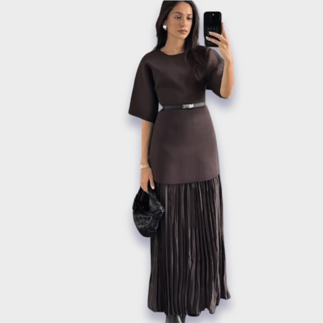 Zelinda | Elegancka sukienka wykonana z najwyższej jakości materiału