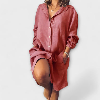 Lniana bluzka na co dzień