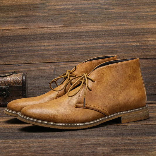 Herold  | Skórzane buty ze skóry Chukka