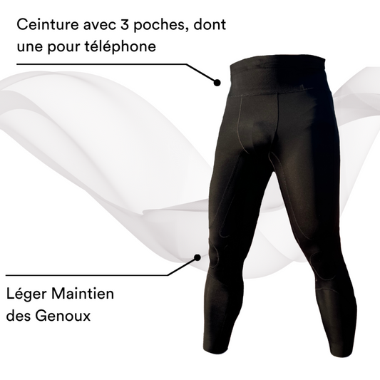 Wioletta / Legginsy do biegania z delikatnym wsparciem kolan