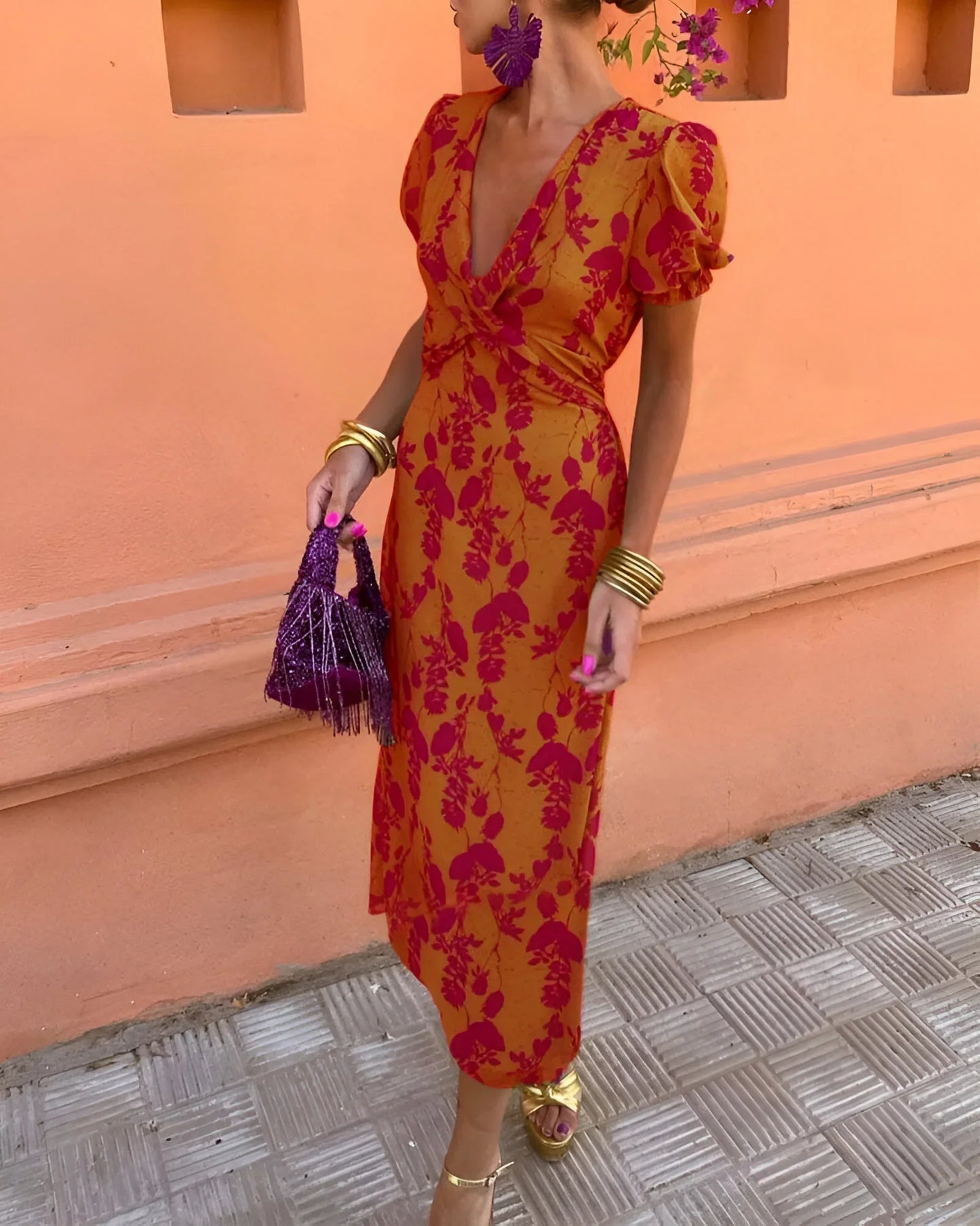 Melys | Elegancka i uniwersalna letnia sukienka