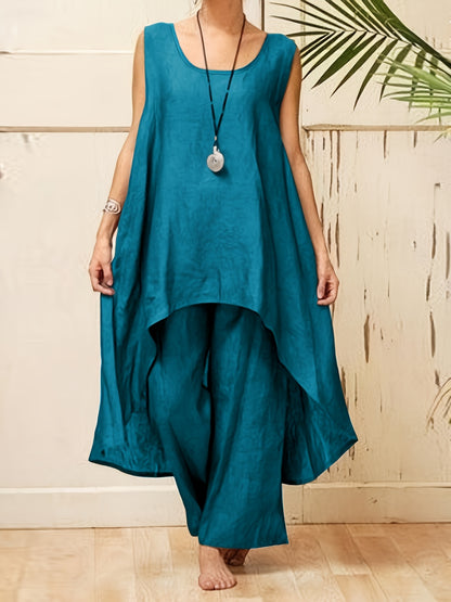 Kinga - Garnitur w Jednolitym Kolorze