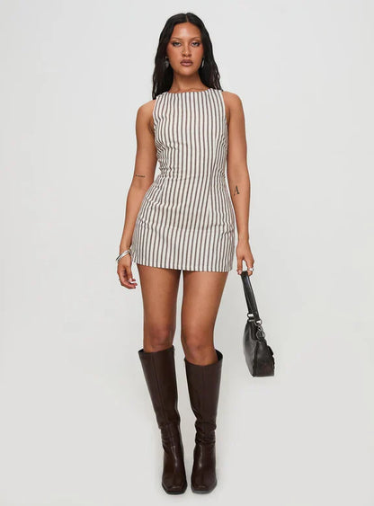 Letni kombinezon w paski Elisa