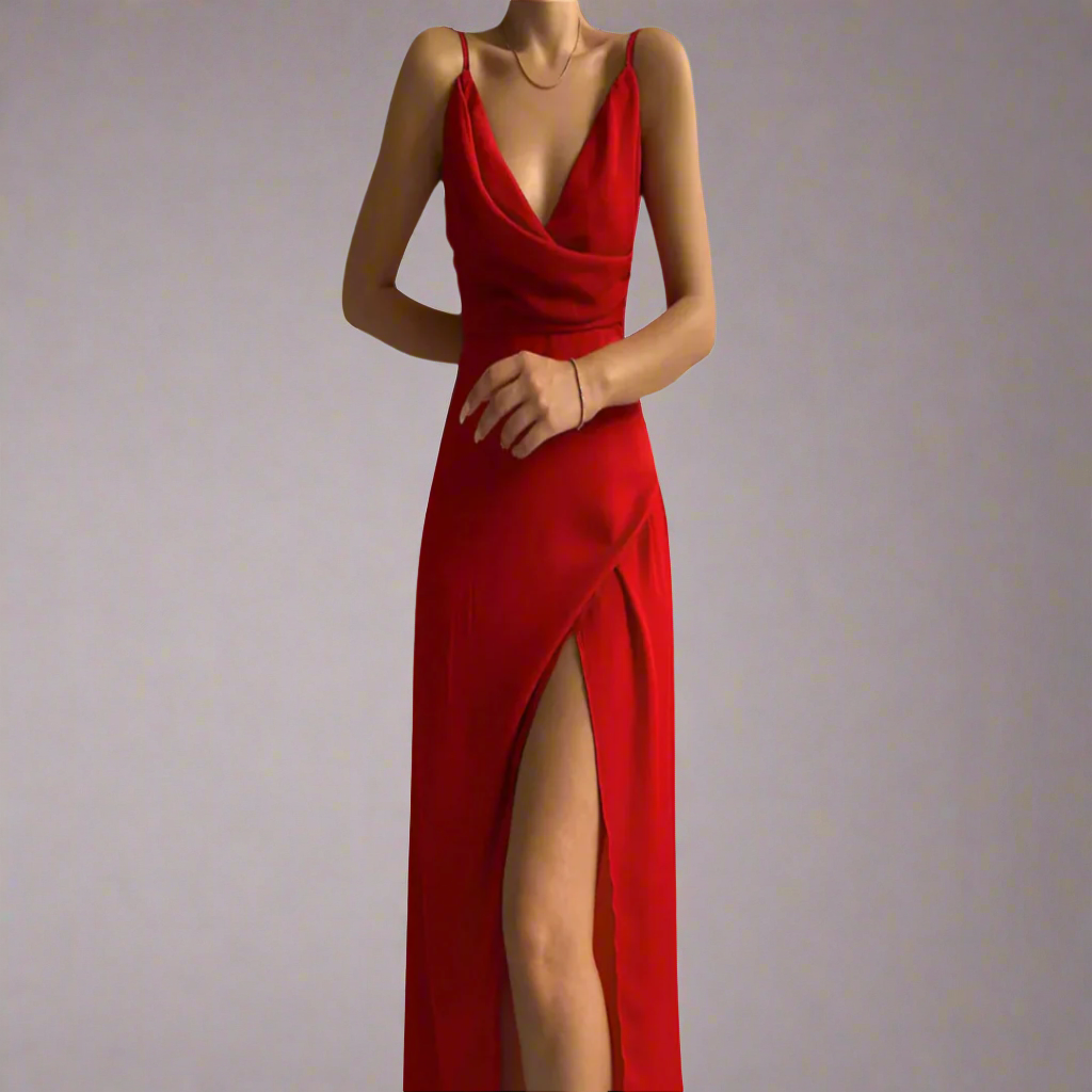 Marie | Sukienka imprezowa z dekoltem premium na niezapomniane wieczory