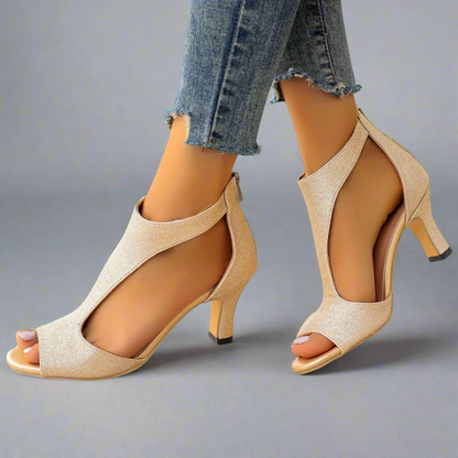 Heidrun | Eleganckie wygodne buty na obcasie