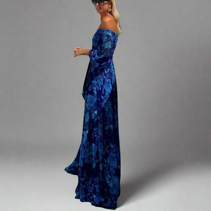 Lieberta | Długa sukienka w kwiaty z urokiem boho