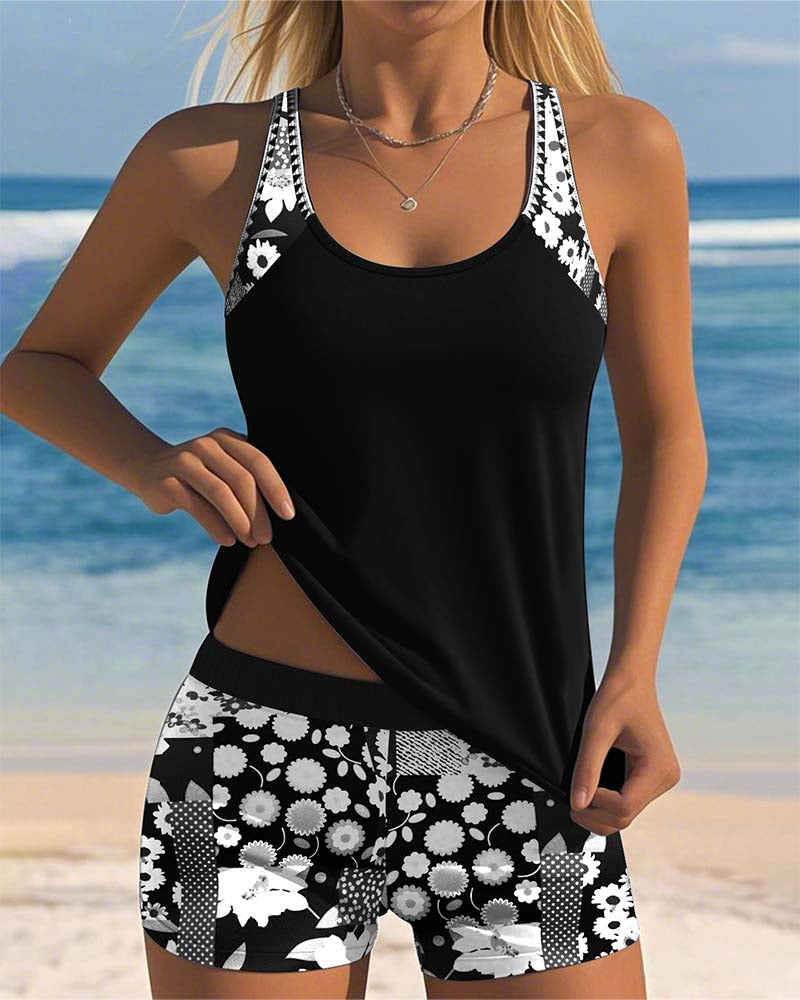 SABRINA™ | Twee-delige Bloemenbikini z Comfortabele Pasvorm