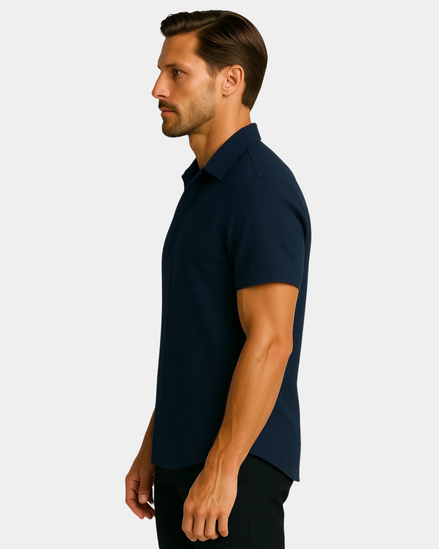 Marek – Lniana Koszula Niebieska