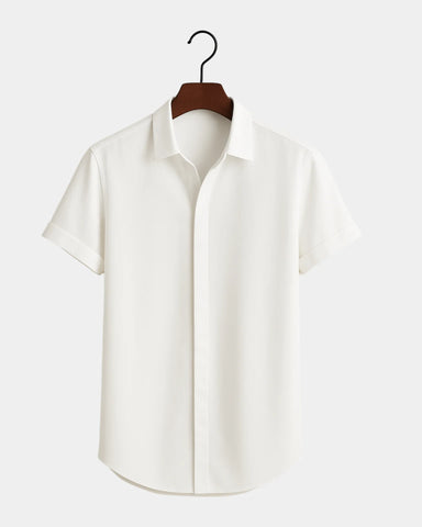 Marek – Biała koszula lniana