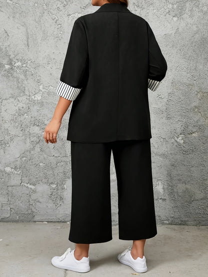 Marlena - Elegancki Zestaw z Blazerem