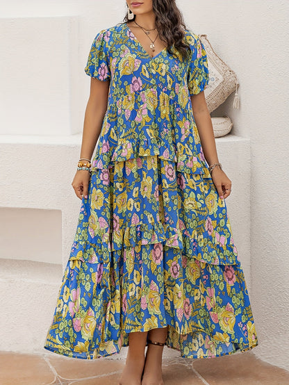 Sabina – Sukienka Boho Z Plisami