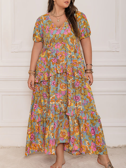 Sabina – Sukienka Boho Z Plisami