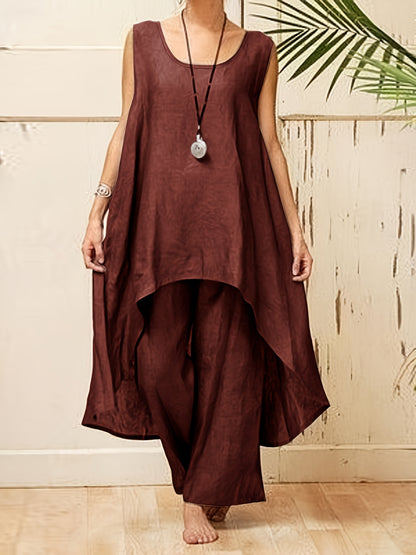 Kinga - Garnitur w Jednolitym Kolorze