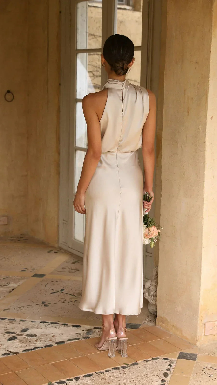 Sukienka midi Amara Satin Couture