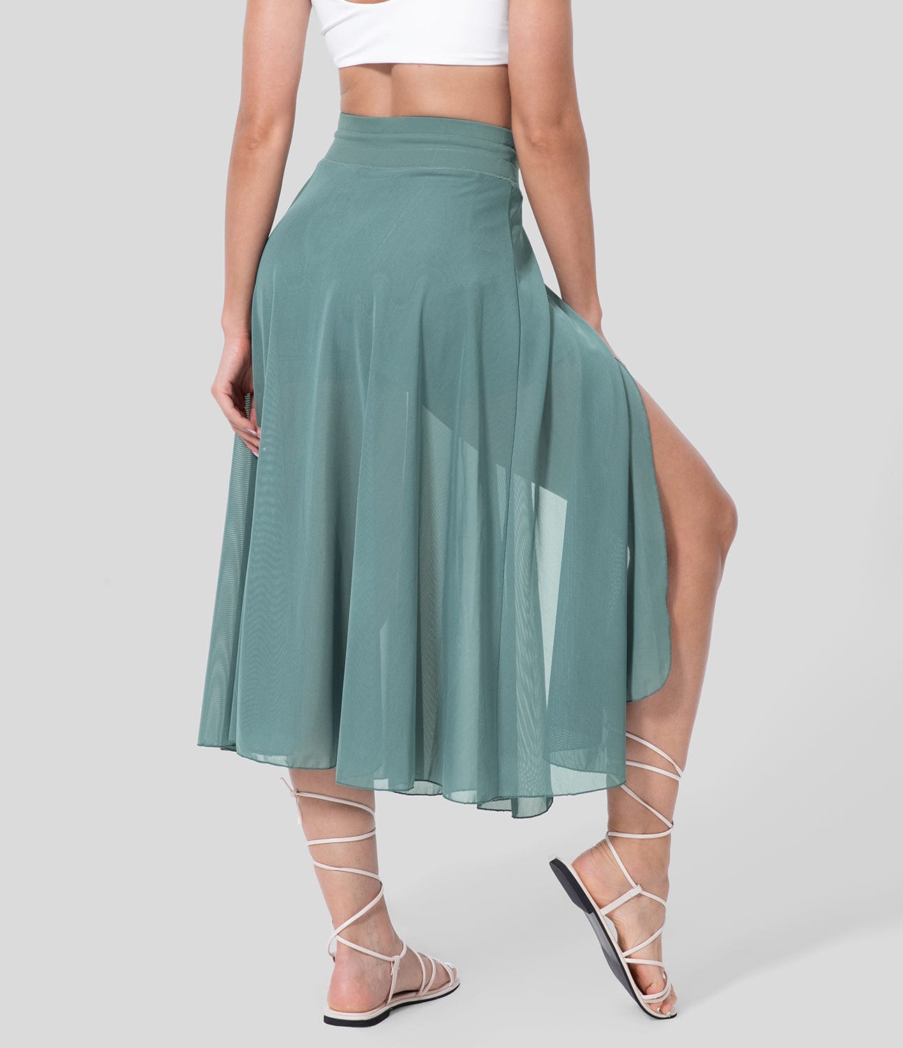 Spódnica midi 2 w 1 Livia
