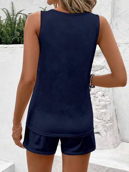 Laura – Letni Komplet Kamizelka + Szorty