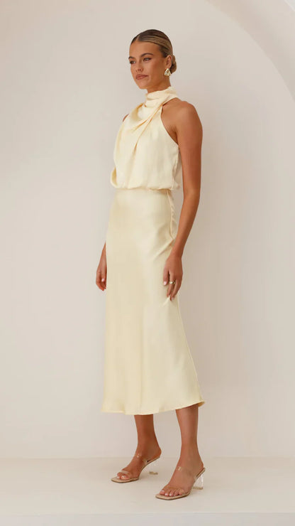 Sukienka midi Amara Satin Couture