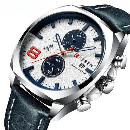 Adrian – wodoodporny sportowy chronograf w stylu militarnym