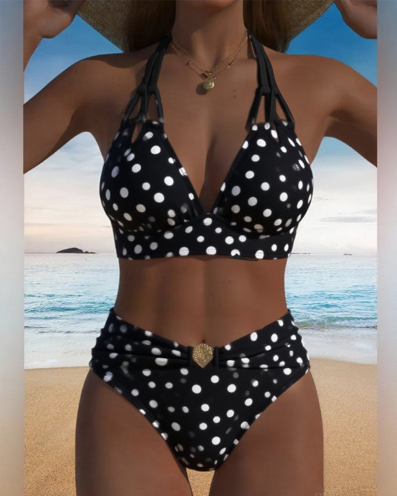 Seksowne bikini w stylu tweedowym