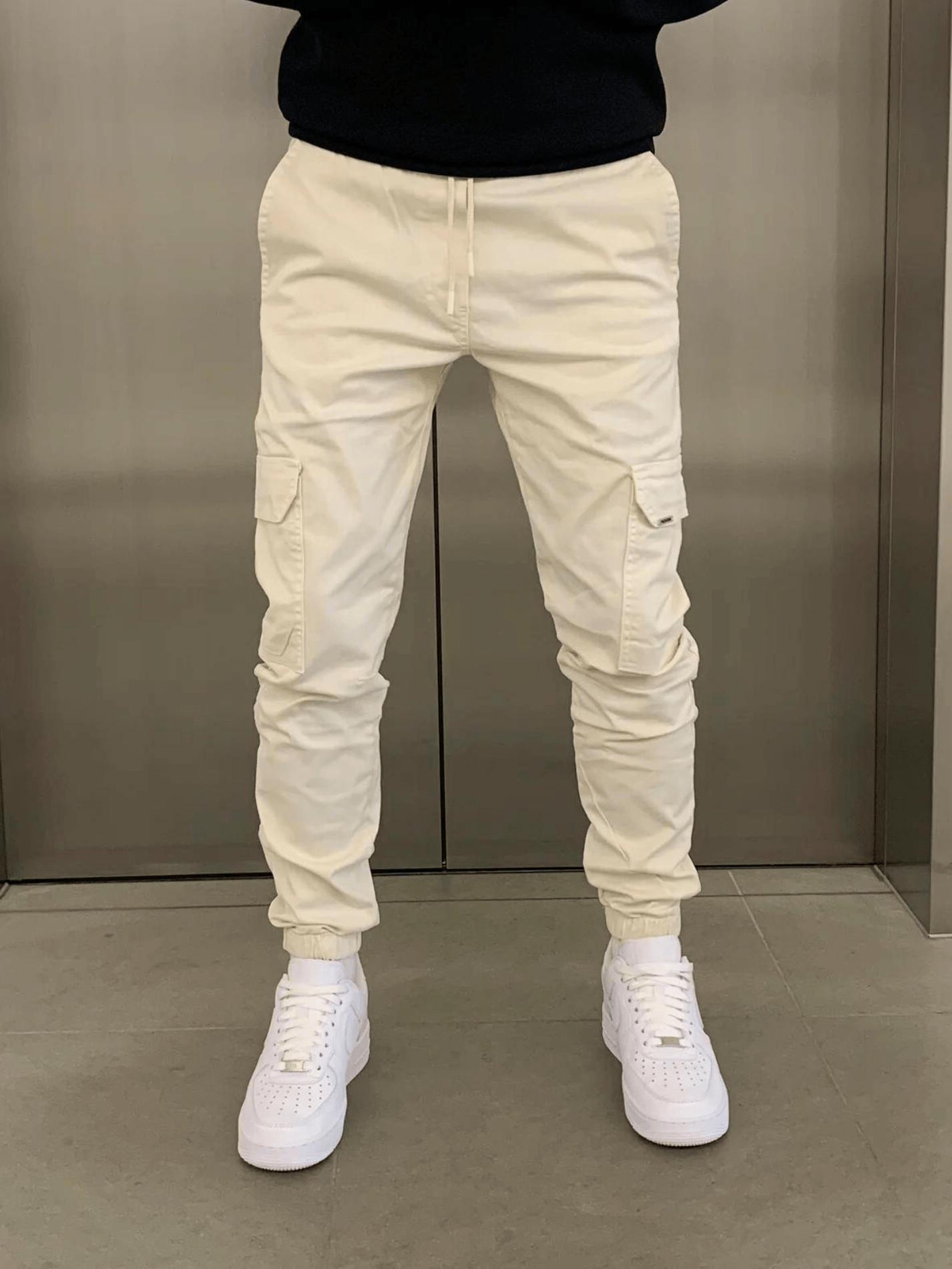 Bartosz / Luźne spodnie cargo jogger