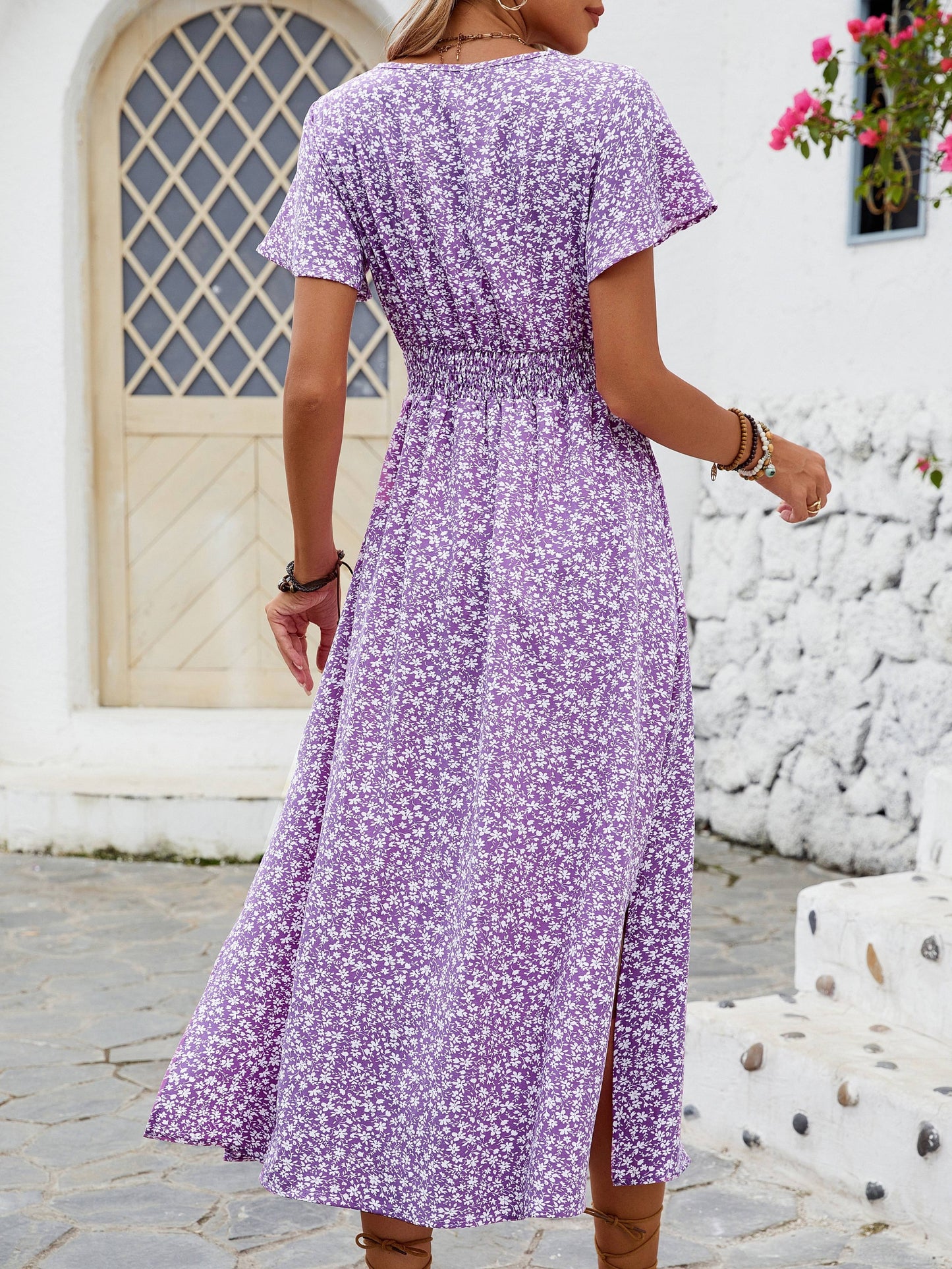 Sara / Kwiatowa Sukienka Maxi
