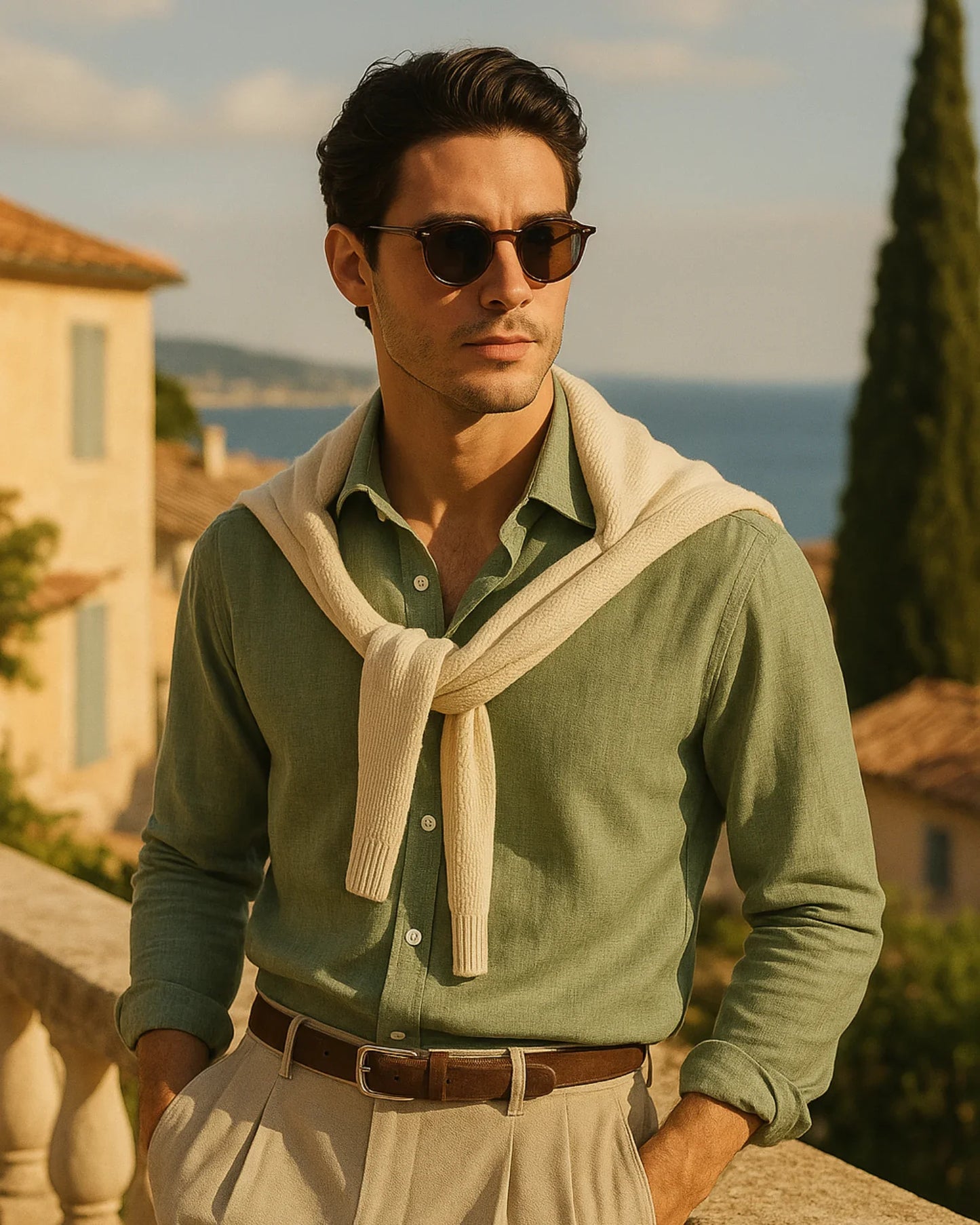 Kacper – lniana koszula