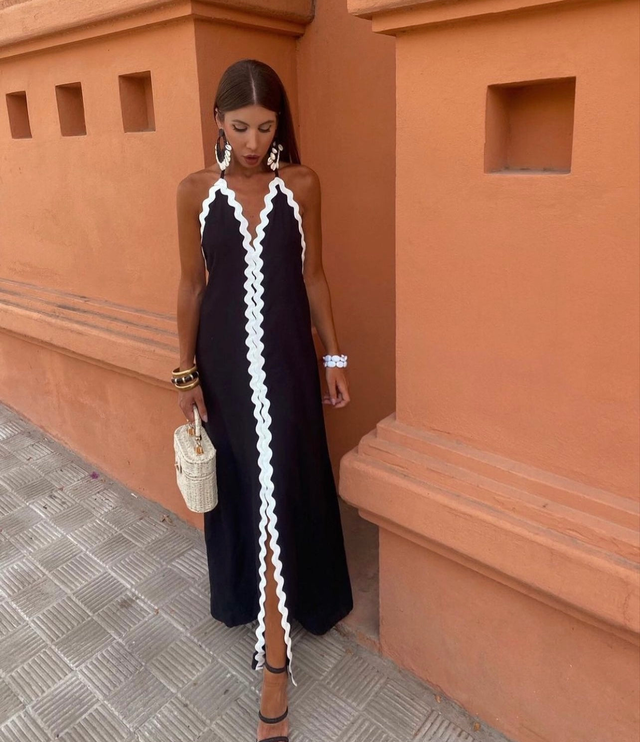 Magdalena | Elegancka długa sukienka