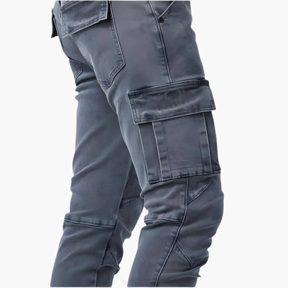 Alex | Jeansy cargo ze stretchem