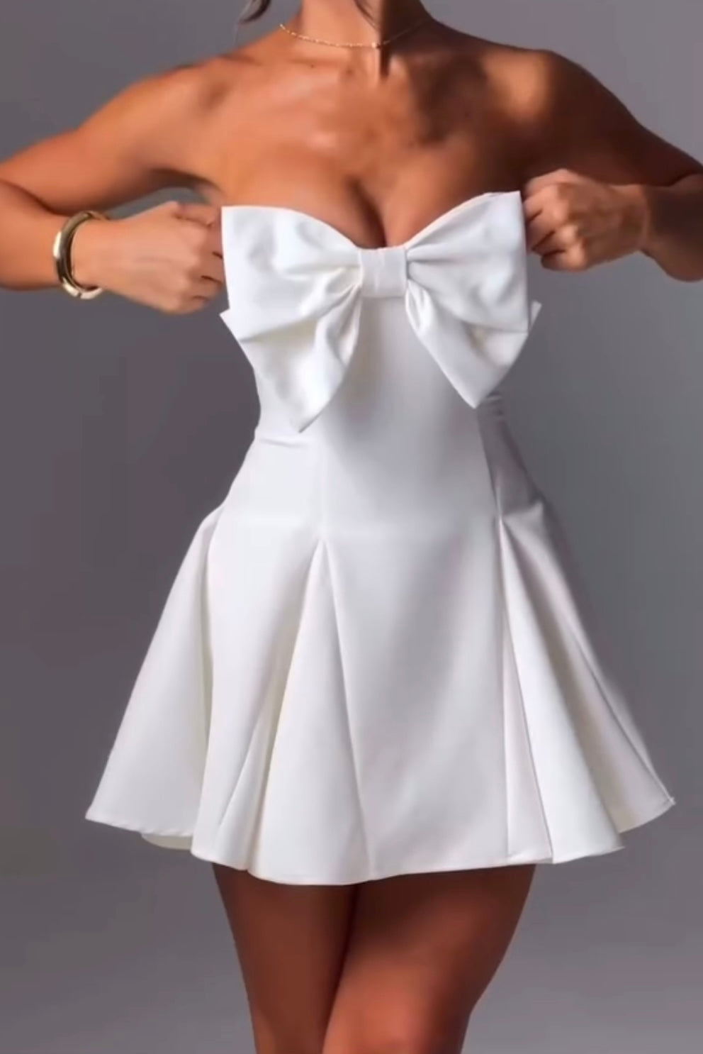 Sukienka mini Alana - bordowa