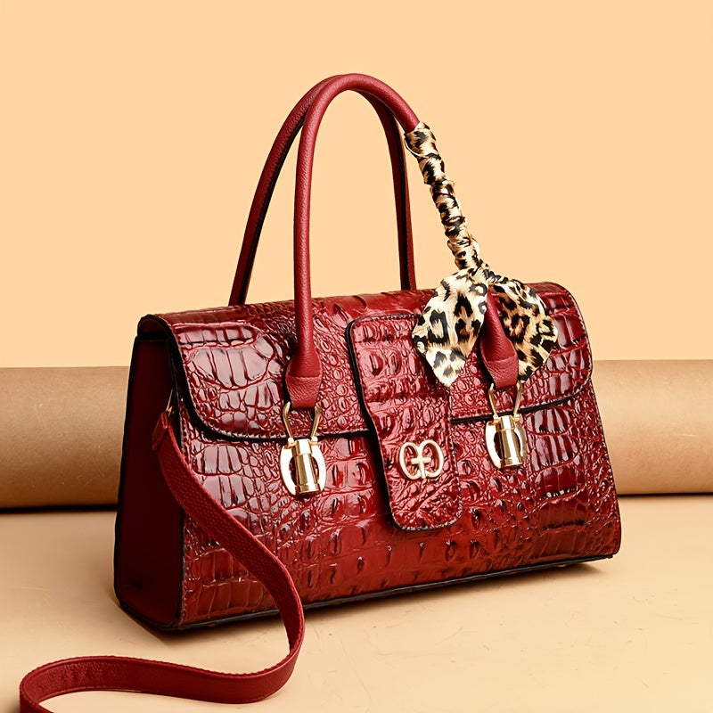 Matylda - Torebka Krokodylowa Magnetyczna