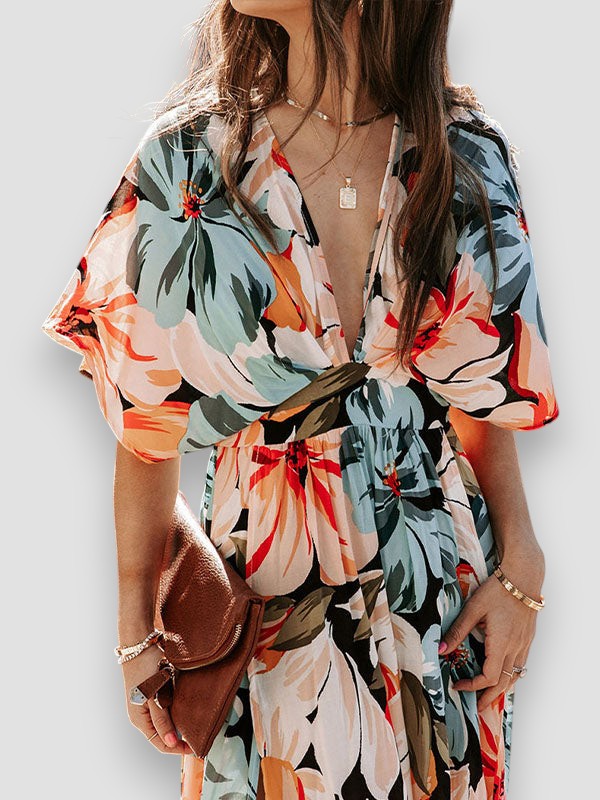 Karina - Sukienka w kwiaty