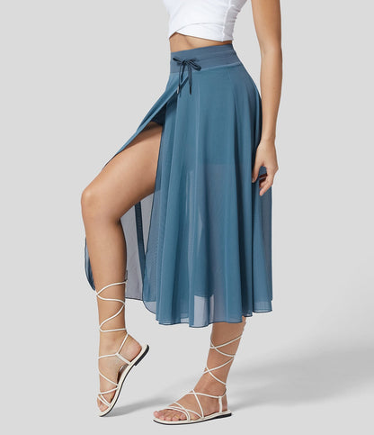Spódnica midi 2 w 1 Livia