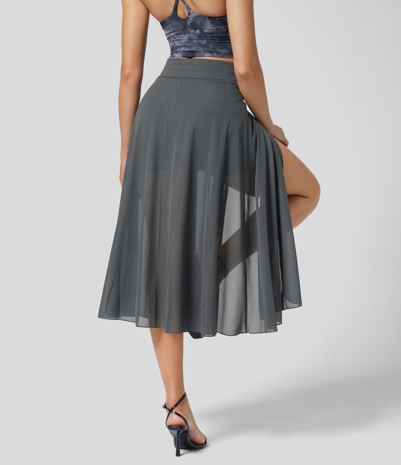 Spódnica midi 2 w 1 Livia